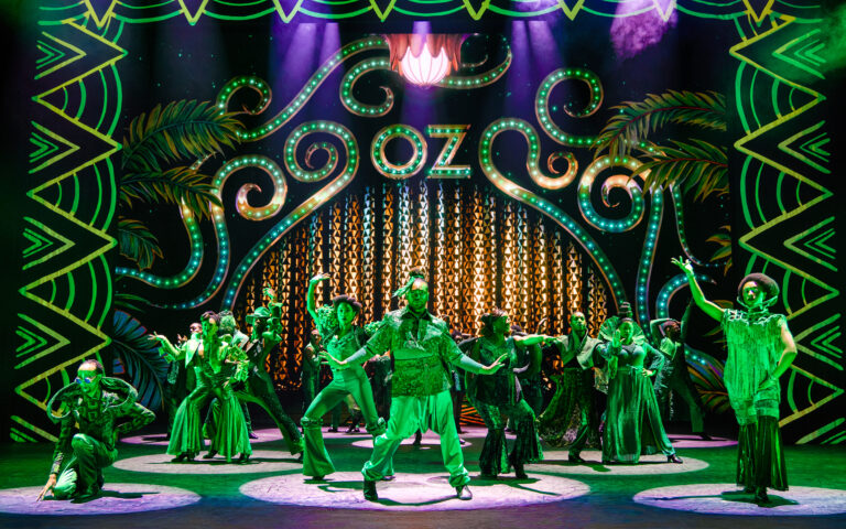 13. The ensemble of The Wiz in Emerald City in the North American Tour of THE WIZ. Photo by Jeremy Daniel