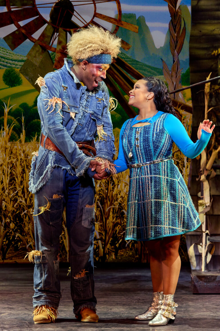 5. Elijah Ahmad Lewis as The Scarecrow and Dana Cimone as Dorothy in the North American Tour of THE WIZ. Photo by Jeremy Daniel