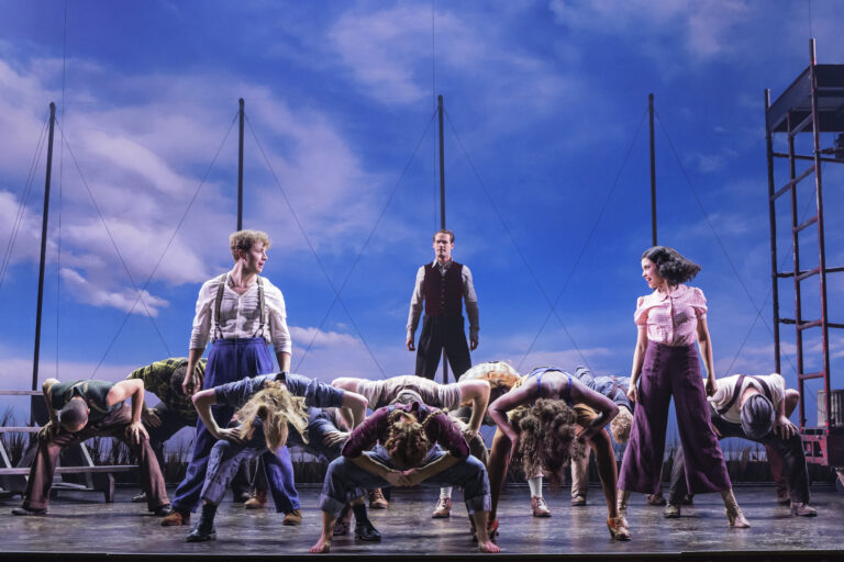 8. Zachary Keller, Connor Sullivan, Helen Krushinski, and the cast of WATER FOR ELEPHANTS, Photo by Matt Murphy for MurphyMade