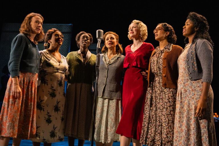 The cast of the GIRL FROM THE NORTH COUNTRY at Broadway in Chicago Theatres